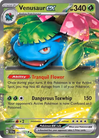 Venusaur ex 1/142 Pokemon card