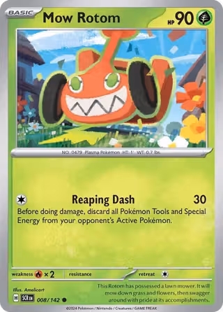 Mow Rotom 8/142 Pokemon card