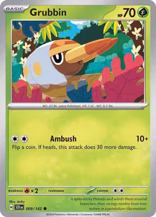 Grubbin 9/142 Pokemon card
