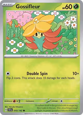Gossifleur 10/142 Pokemon card