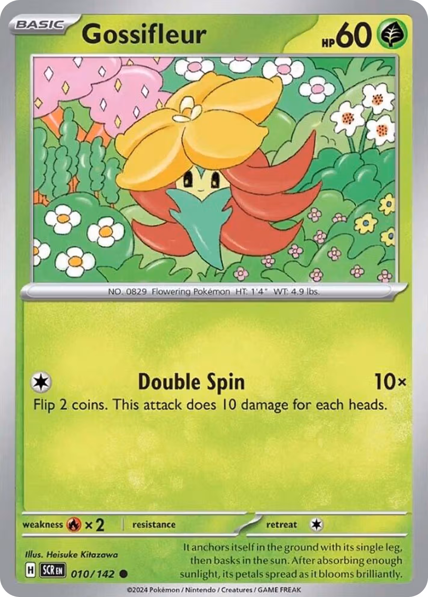 Gossifleur 10/142 Pokemon card