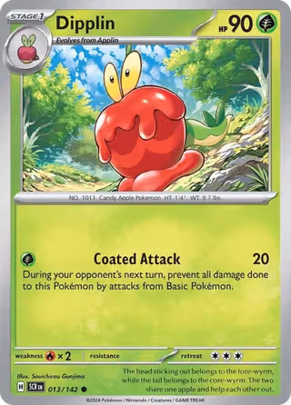 Dipplin 13/142 Pokemon card