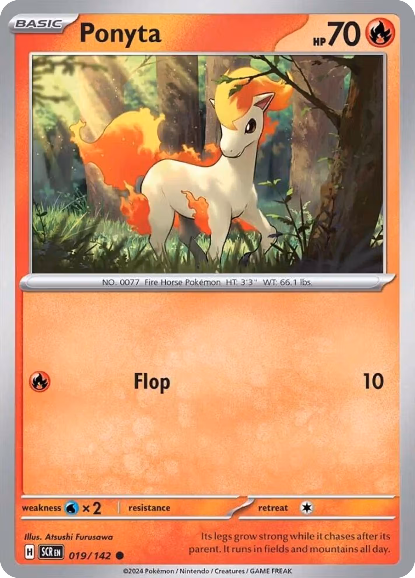 Ponyta 19/142 Pokemon card