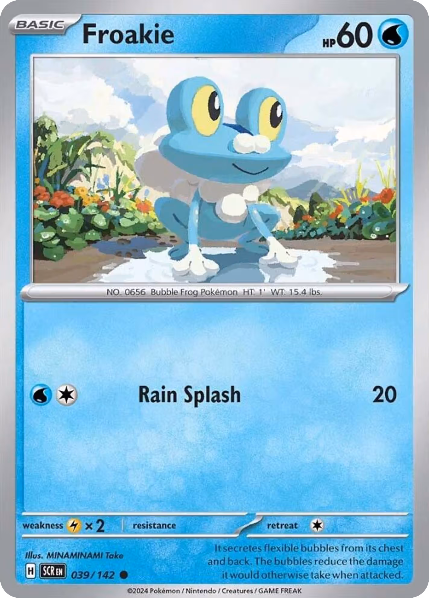 Froakie 39/142 Pokemon card