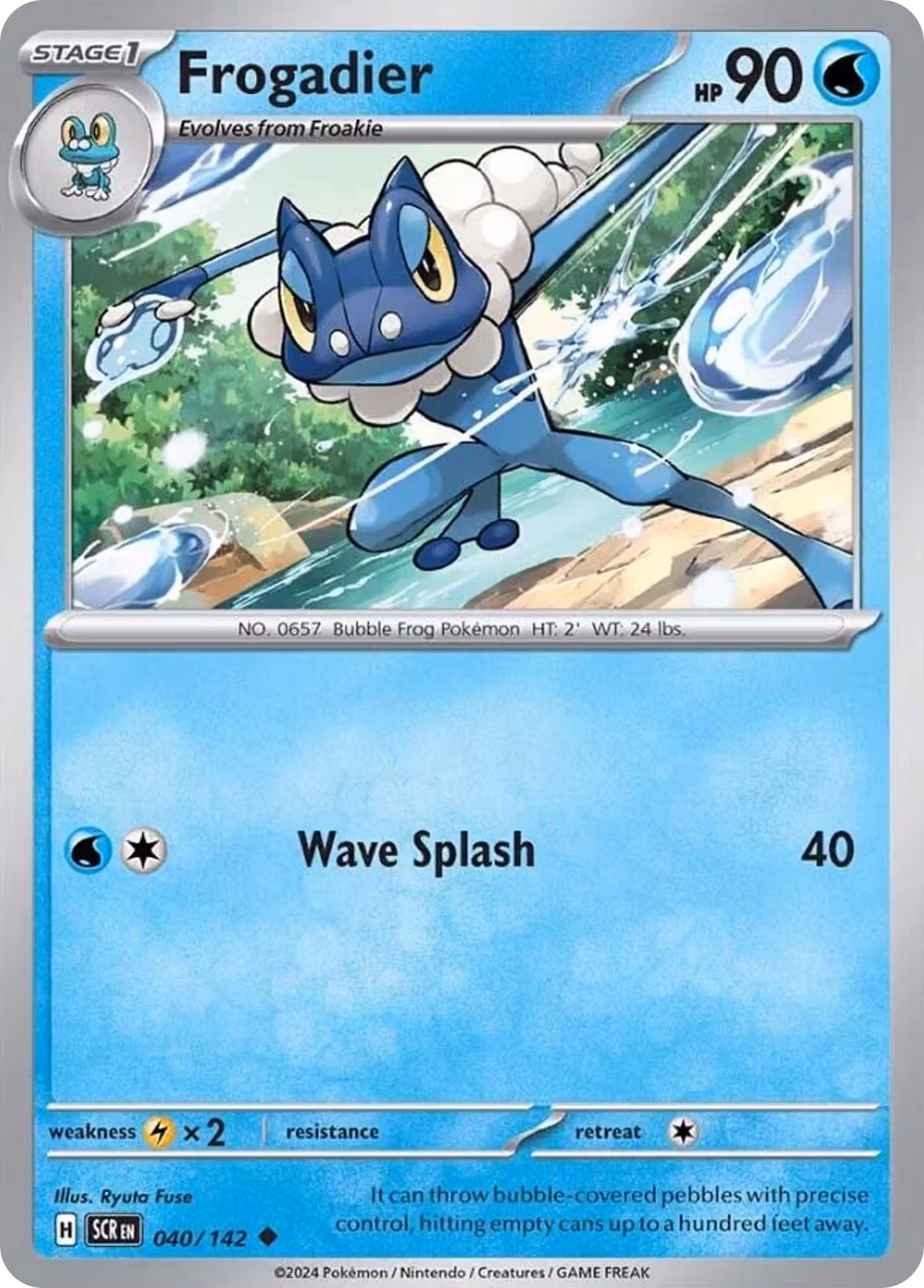 Frogadier 40/142 Pokemon card