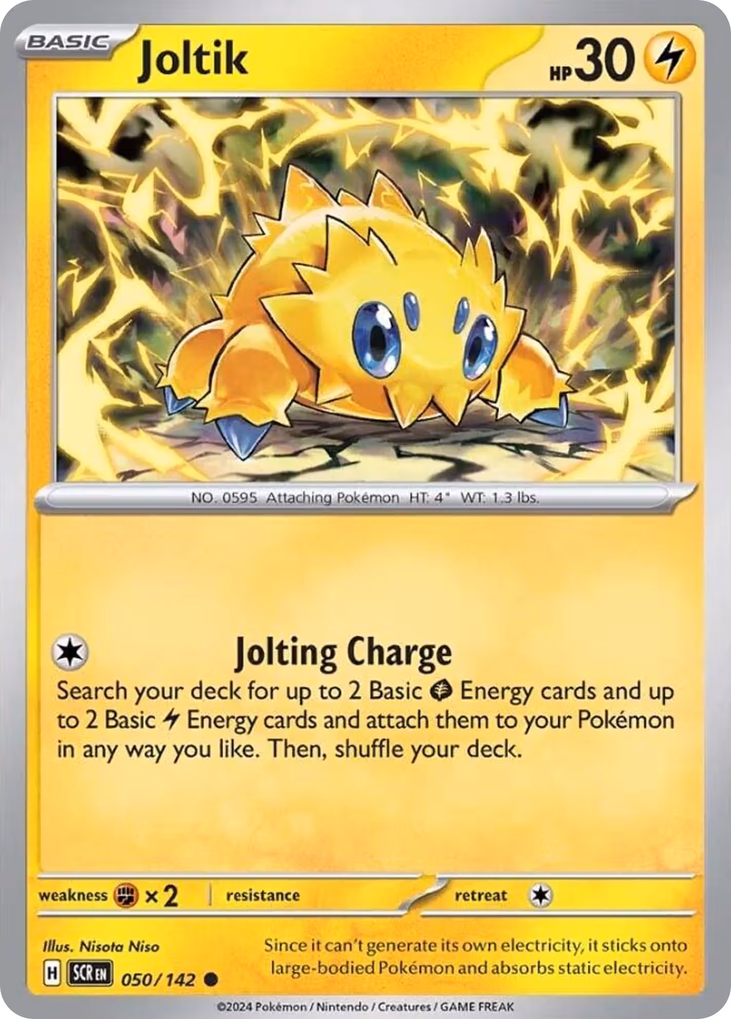 Joltik 50/142 Pokemon card