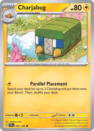 Charjabug 52/142 Pokemon card