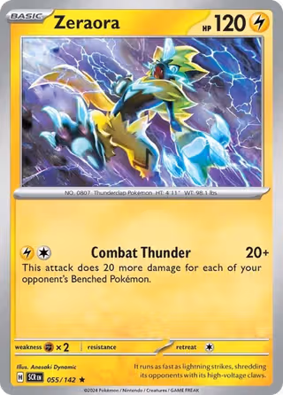 Zeraora 55/142 Pokemon card
