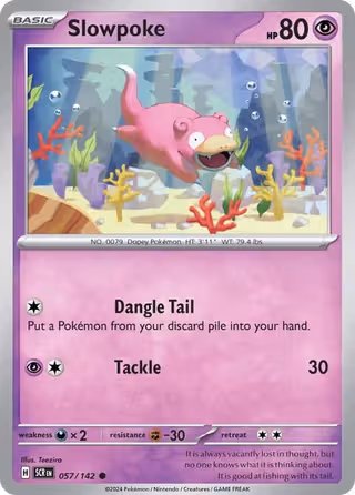 Slowpoke 57/142 Pokemon card