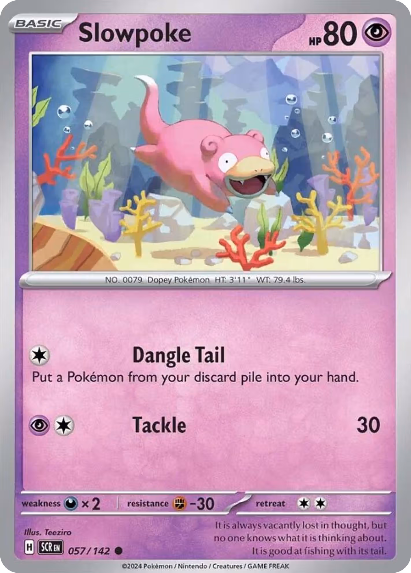 Slowpoke 57/142 Pokemon card
