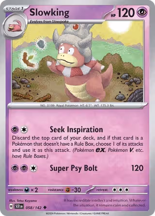 Slowking 58/142 Pokemon card