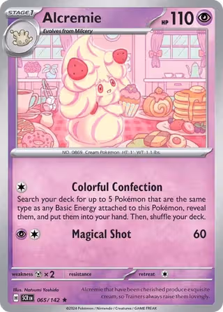 Alcremie 65/142 Pokemon card