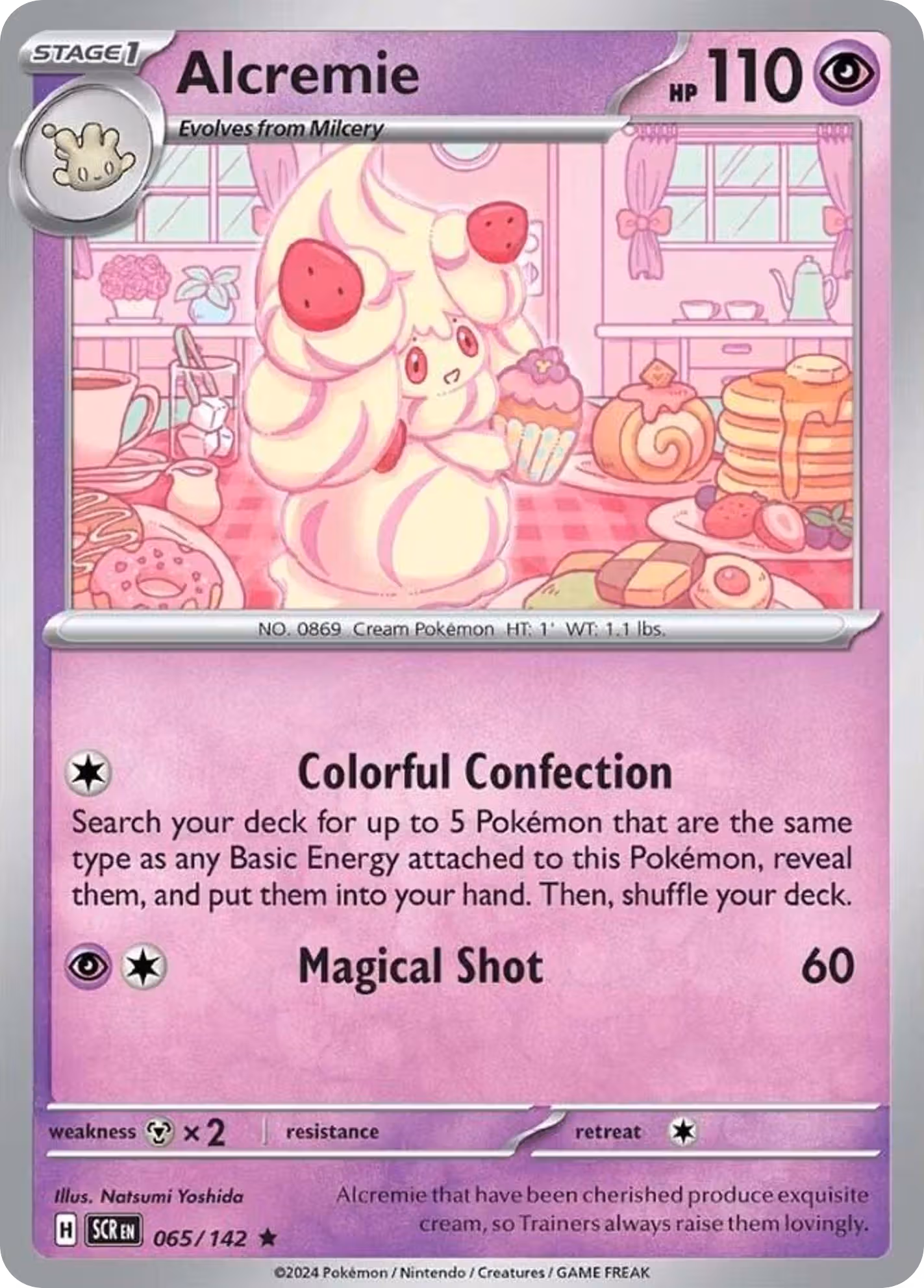 Alcremie 65/142 Pokemon card