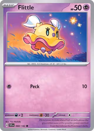 Flittle 68/142 Pokemon card