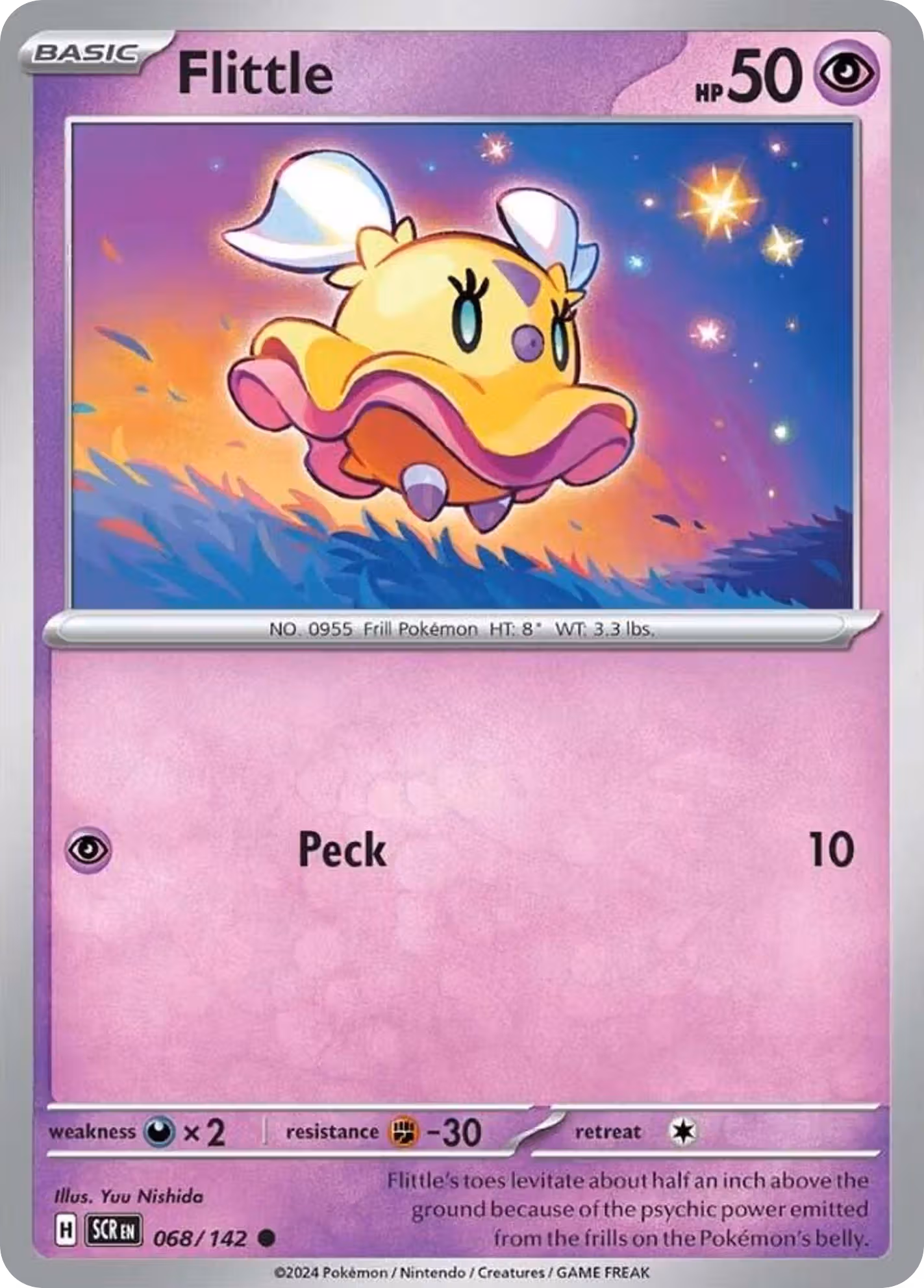 Flittle 68/142 Pokemon card