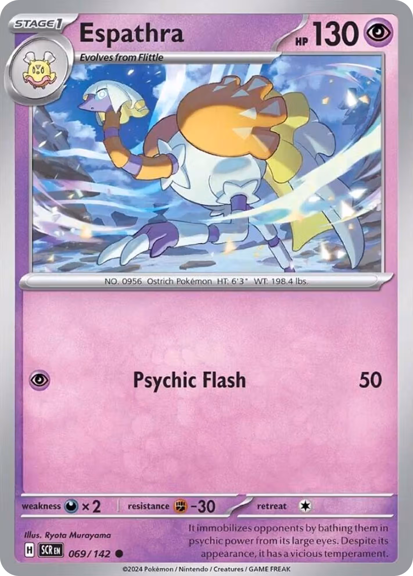Espathra 69/142 Pokemon card