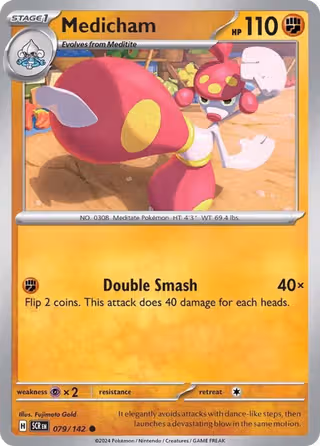 Medicham 79/142 Pokemon card