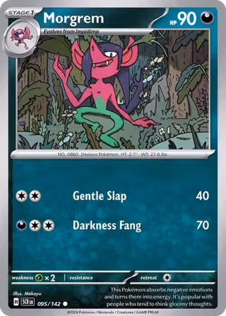 Morgrem 95/142 Pokemon card