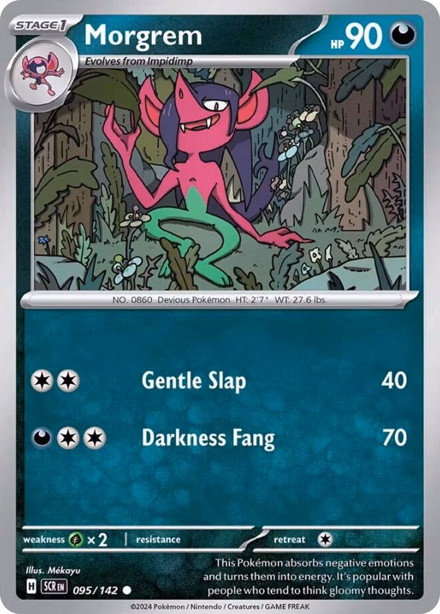 Morgrem 95/142 Pokemon card