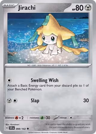 Jirachi 98/142 Pokemon card
