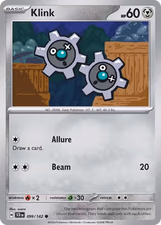 Klink 99/142 Pokemon card