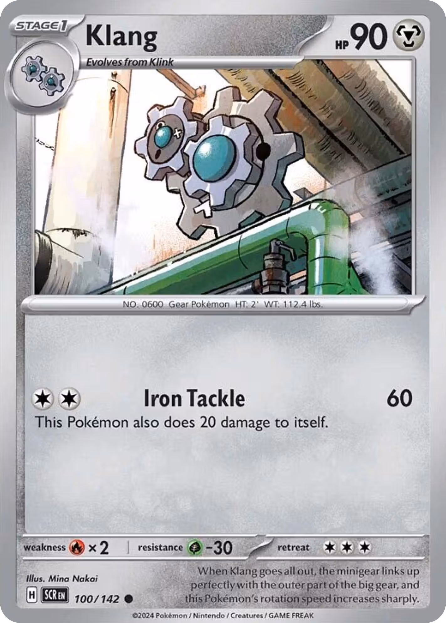 Klang 100/142 Pokemon card