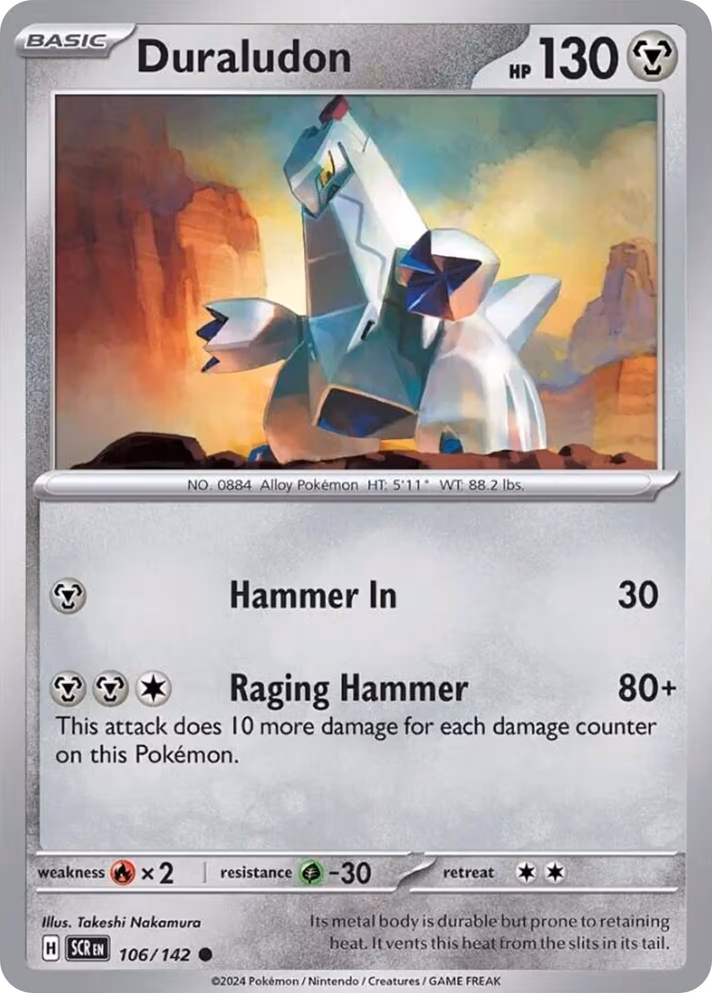 Duraludon 106/142 Pokemon card