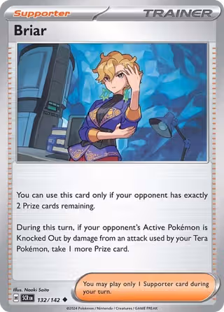 Briar 132/142 Pokemon card