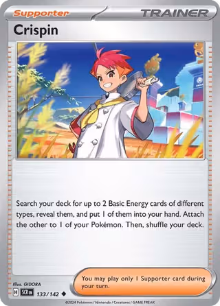 Crispin 133/142 Pokemon card