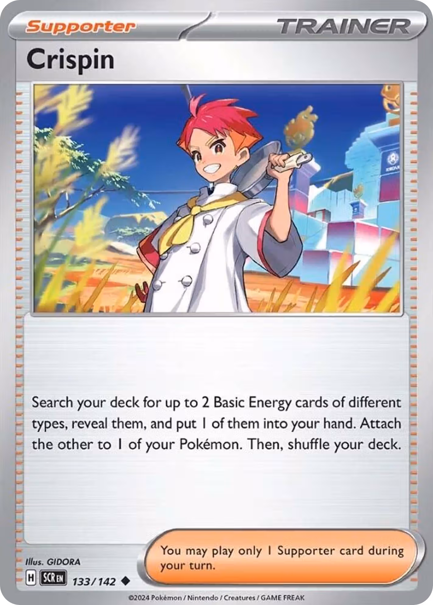 Crispin 133/142 Pokemon card