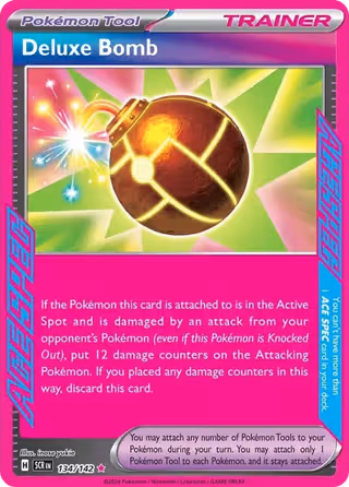 Deluxe Bomb 134/142 Pokemon card