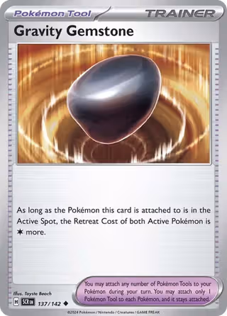 Gravity Gemstone 137/142 Pokemon card
