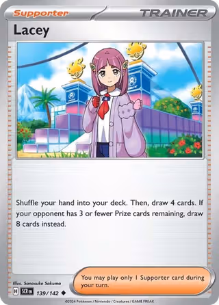 Lacey 139/142 Pokemon card
