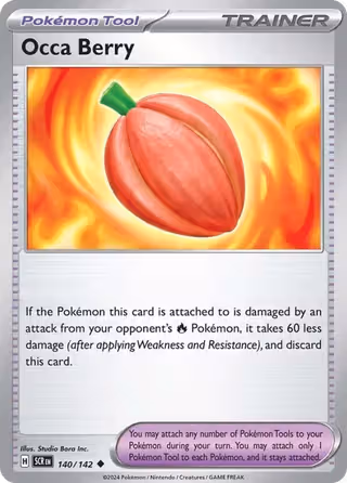 Occa Berry 140/142 Pokemon card