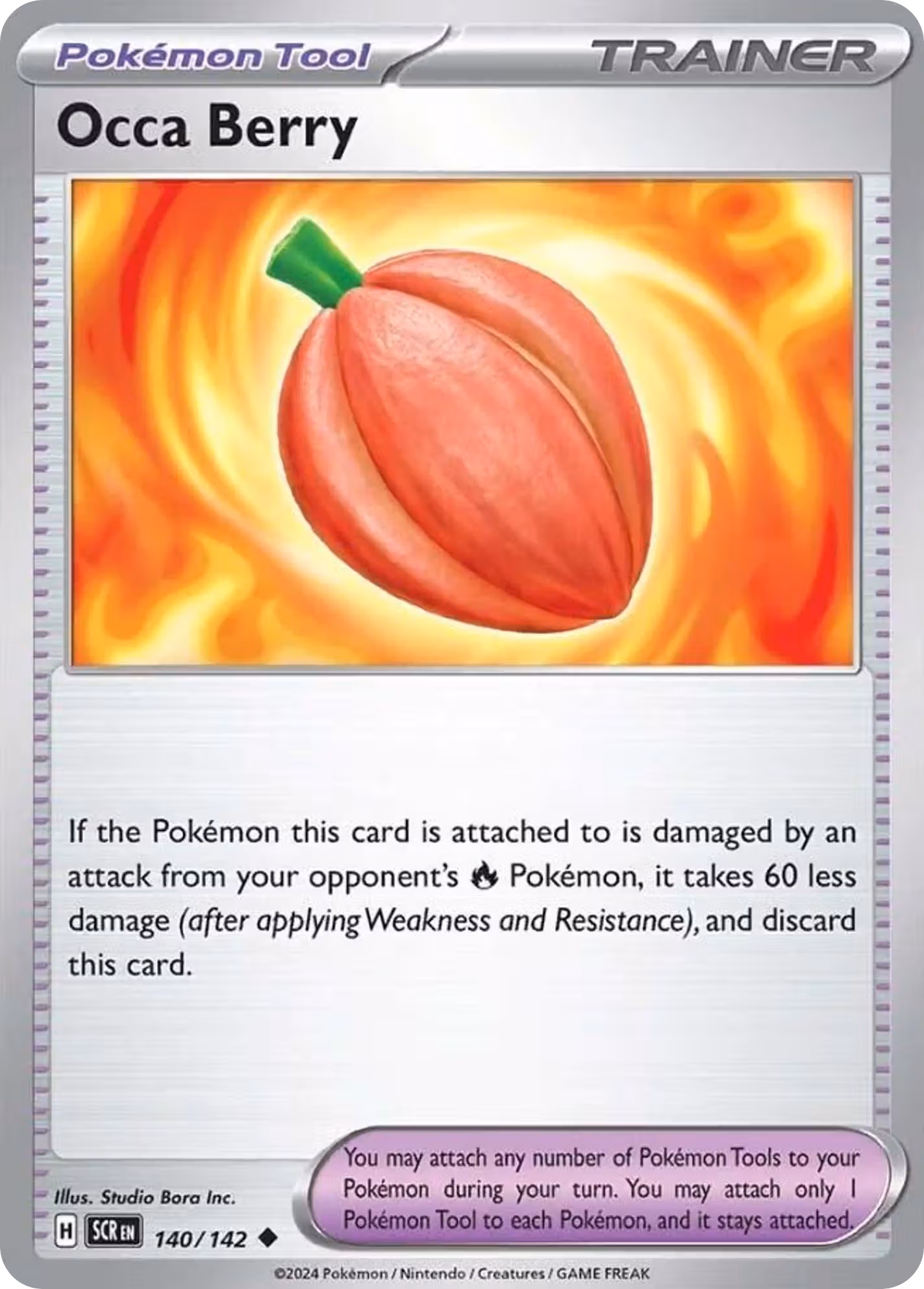 Occa Berry 140/142 Pokemon card