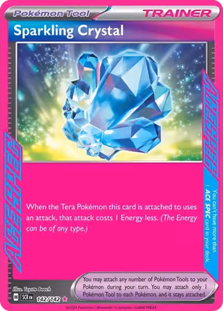 Sparkling Crystal 142/142 Pokemon card