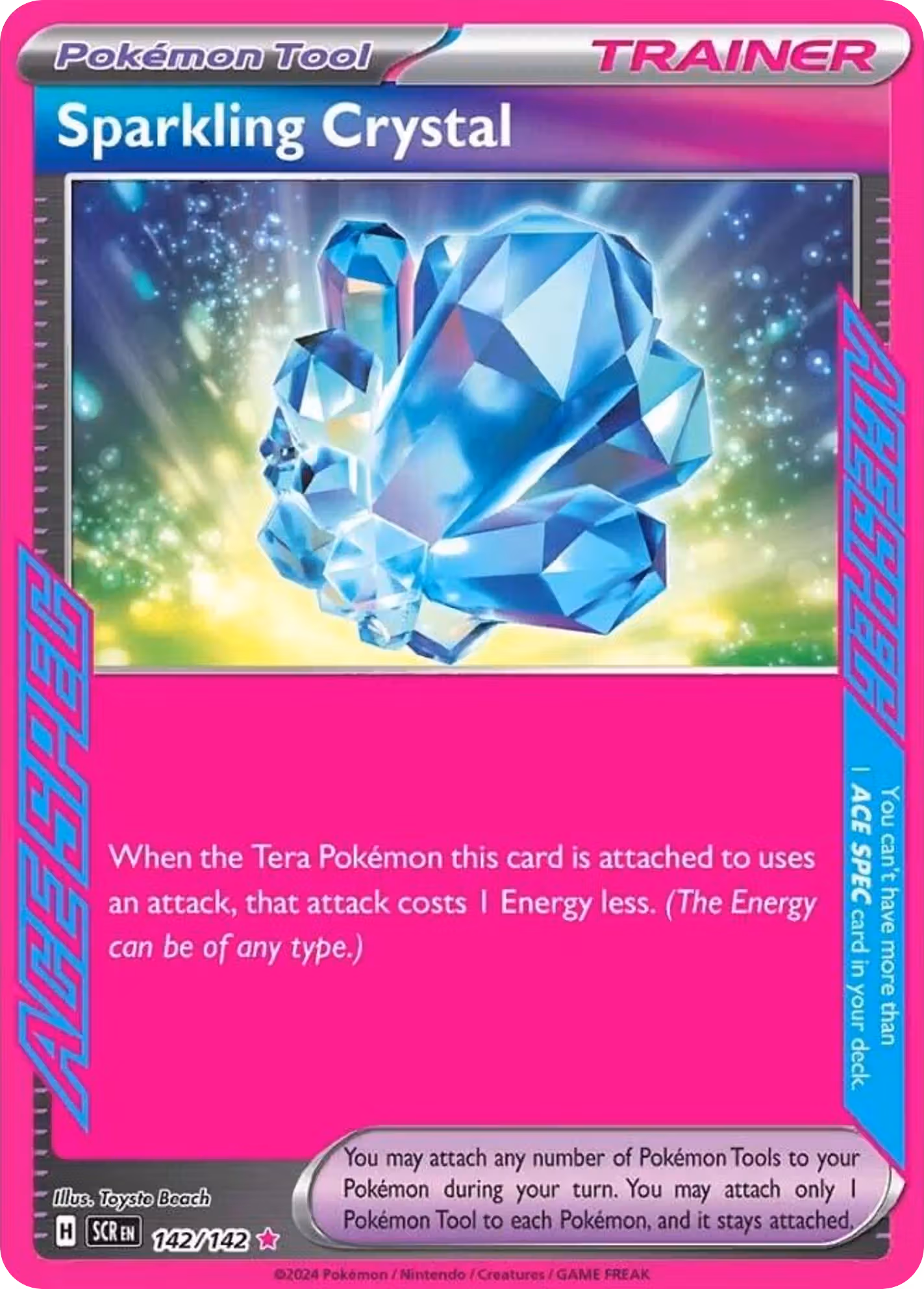 Sparkling Crystal 142/142 Pokemon card