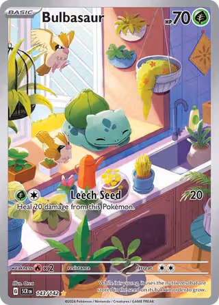 Bulbasaur 143/142 Pokemon card