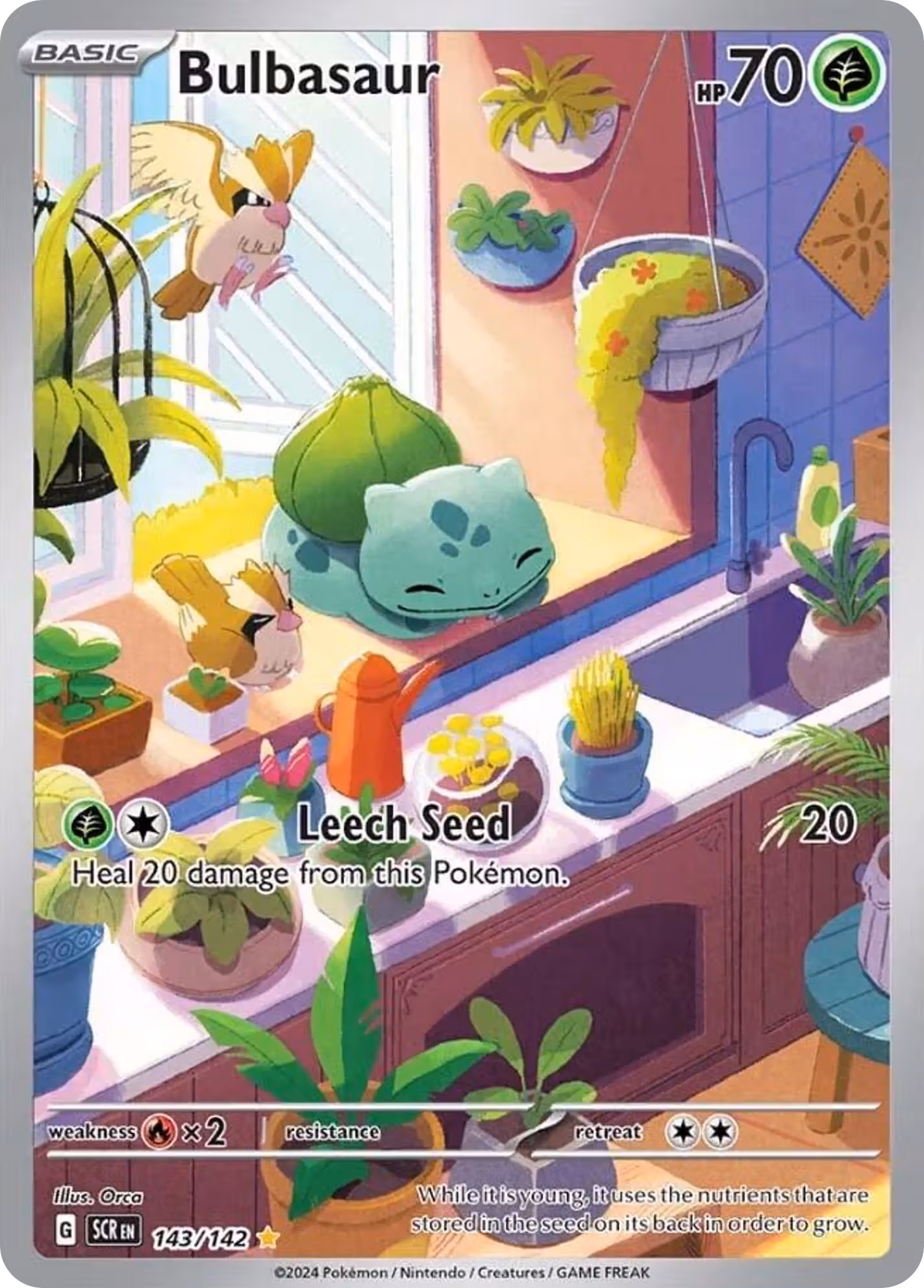 Bulbasaur 143/142 Pokemon card