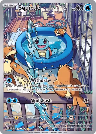 Squirtle 148/142 Pokemon card