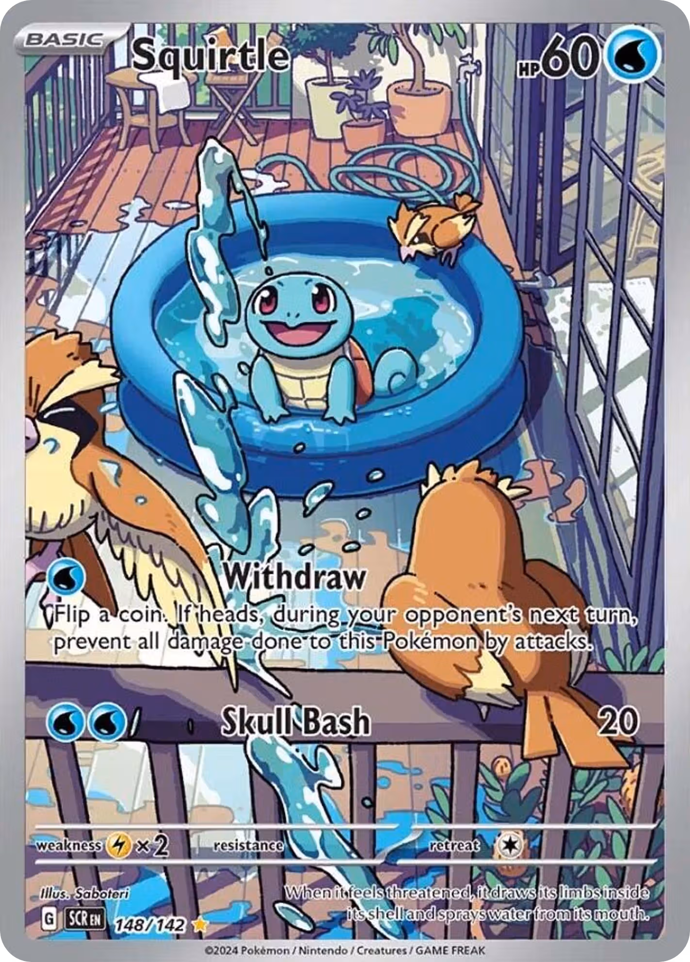 Squirtle 148/142 Pokemon card
