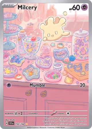 Milcery 152/142 Pokemon card