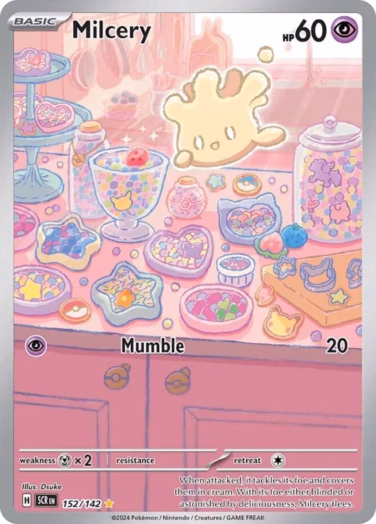 Milcery 152/142 Pokemon card