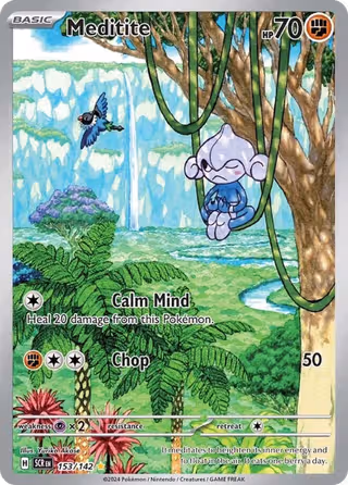 Meditite 153/142 Pokemon card