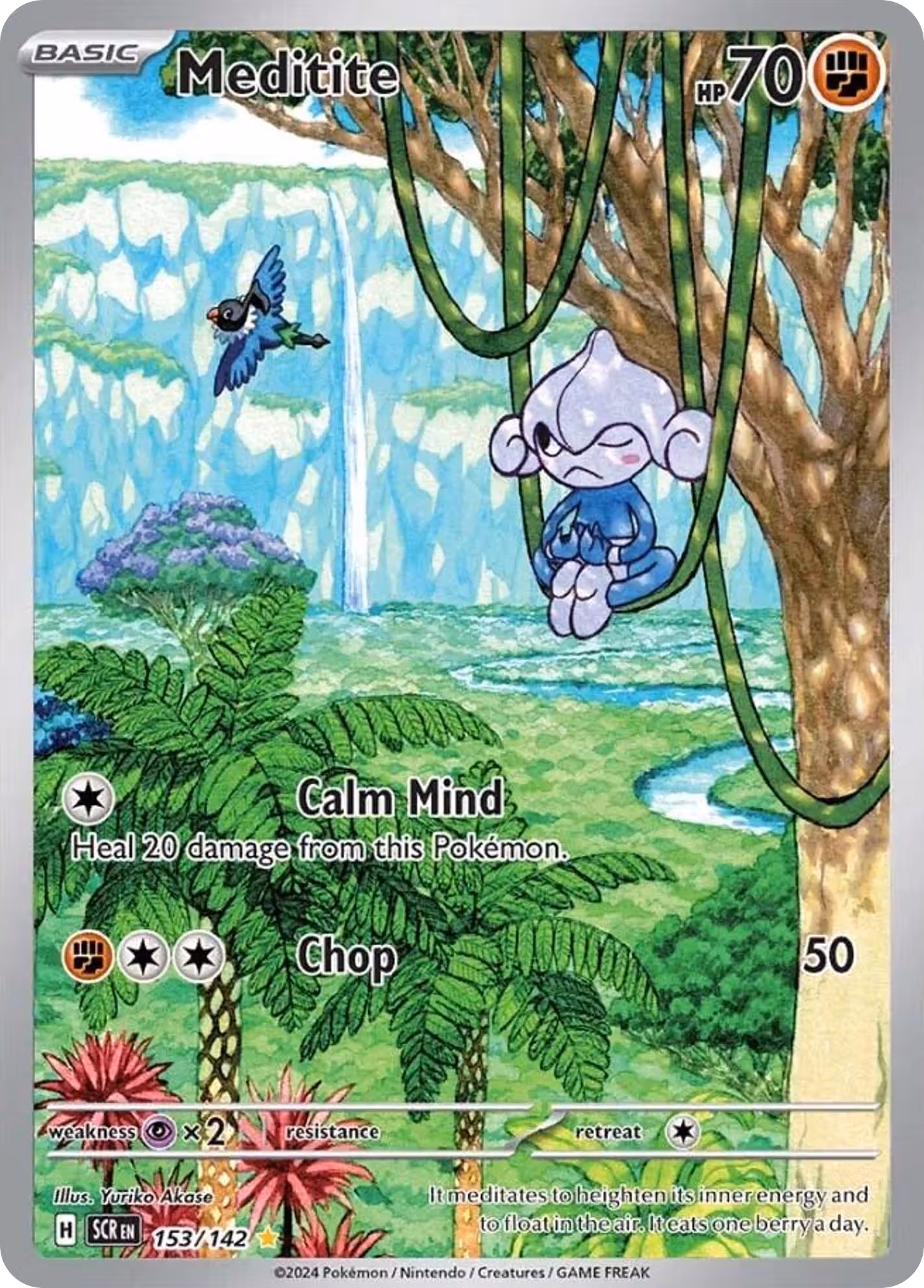 Meditite 153/142 Pokemon card