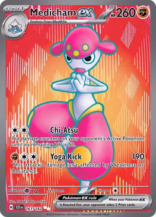 Medicham ex 161/142 Pokemon card
