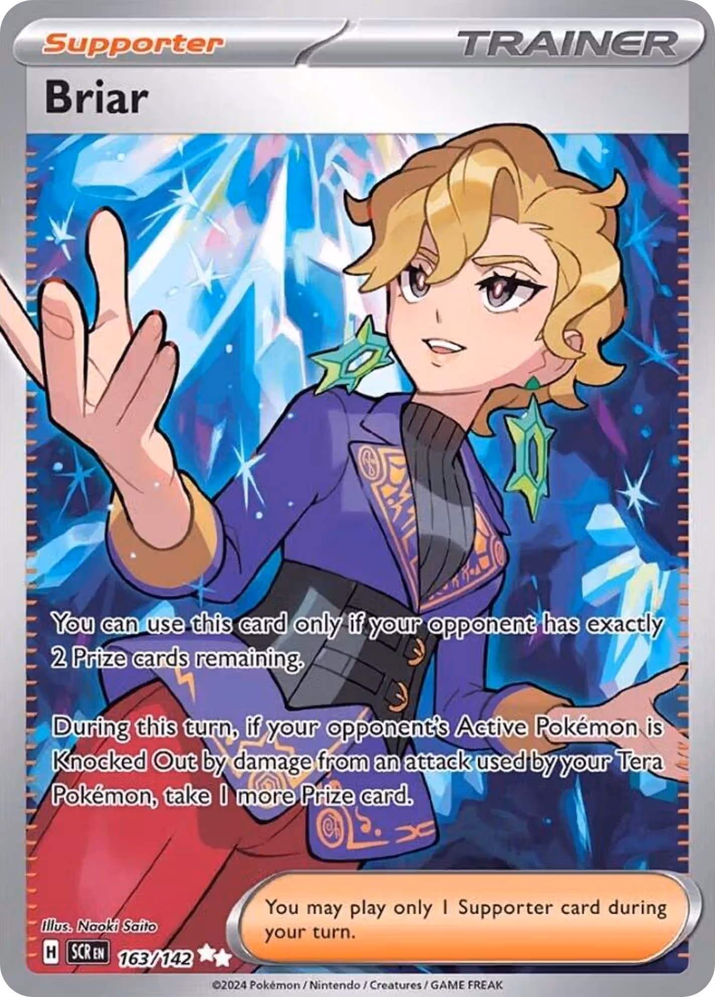 Briar 163/142 Pokemon card