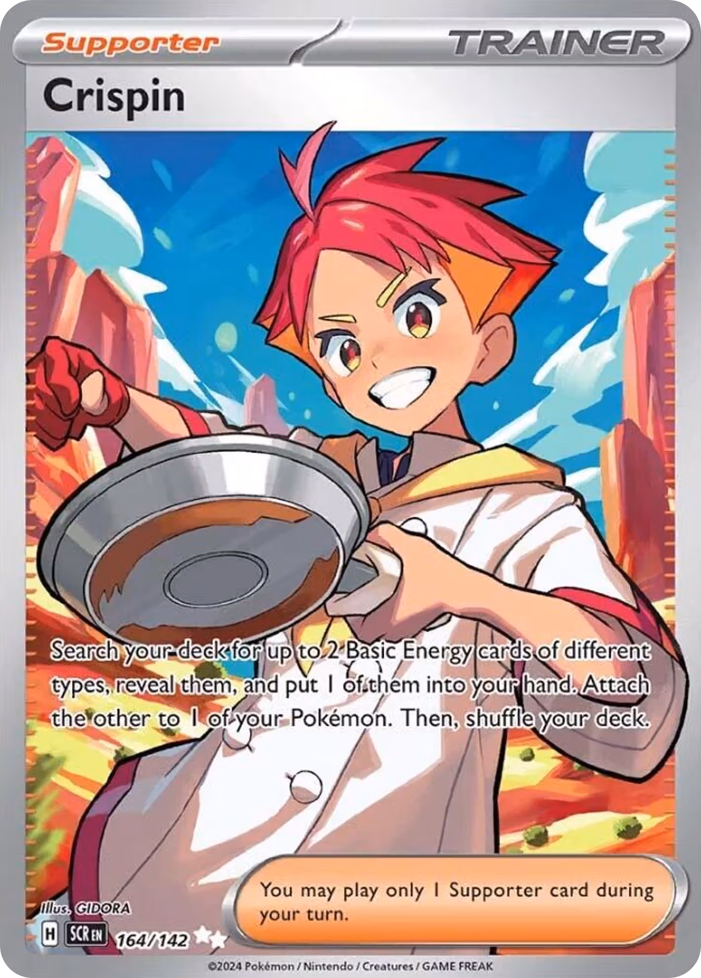 Crispin 164/142 Pokemon card