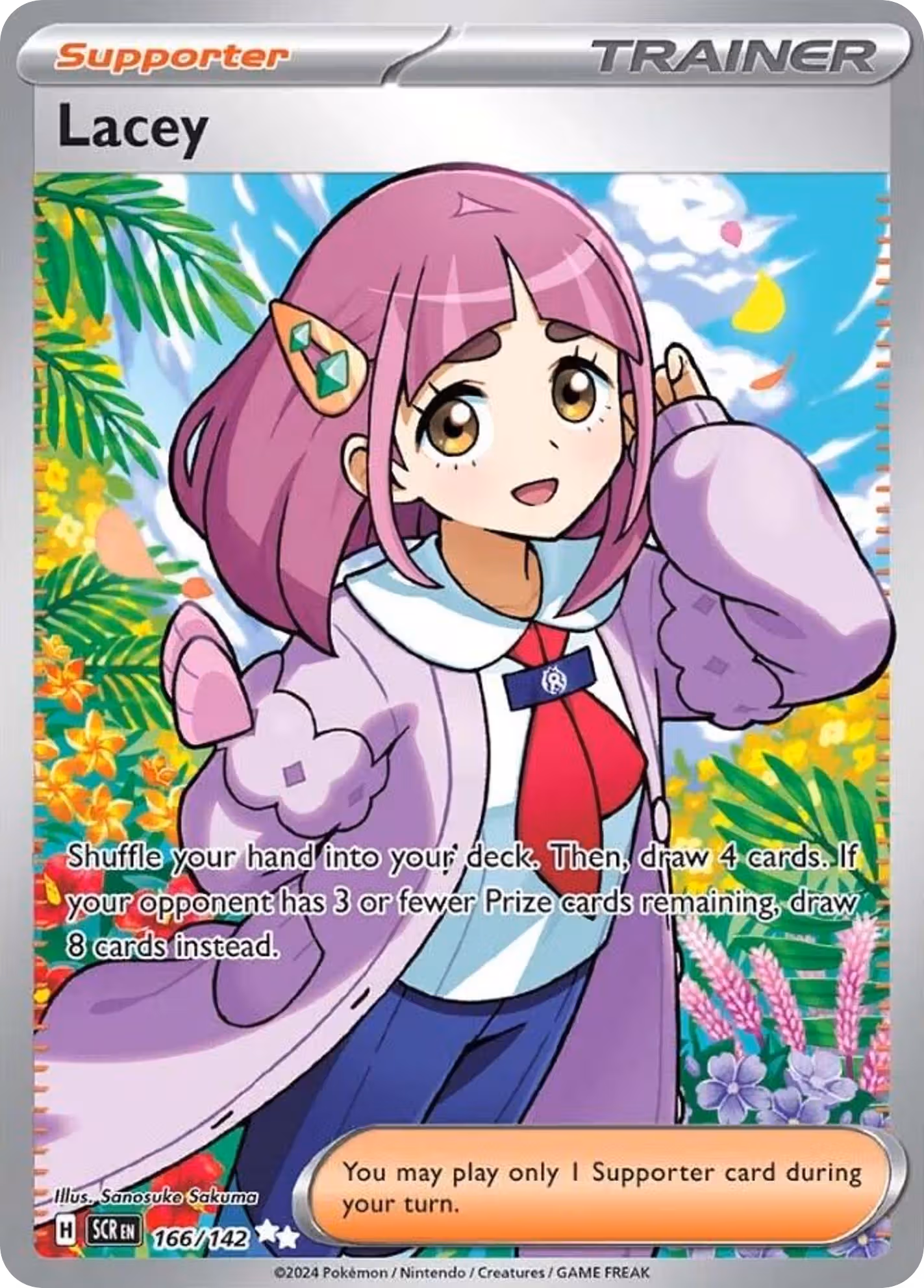 Lacey 166/142 Pokemon card