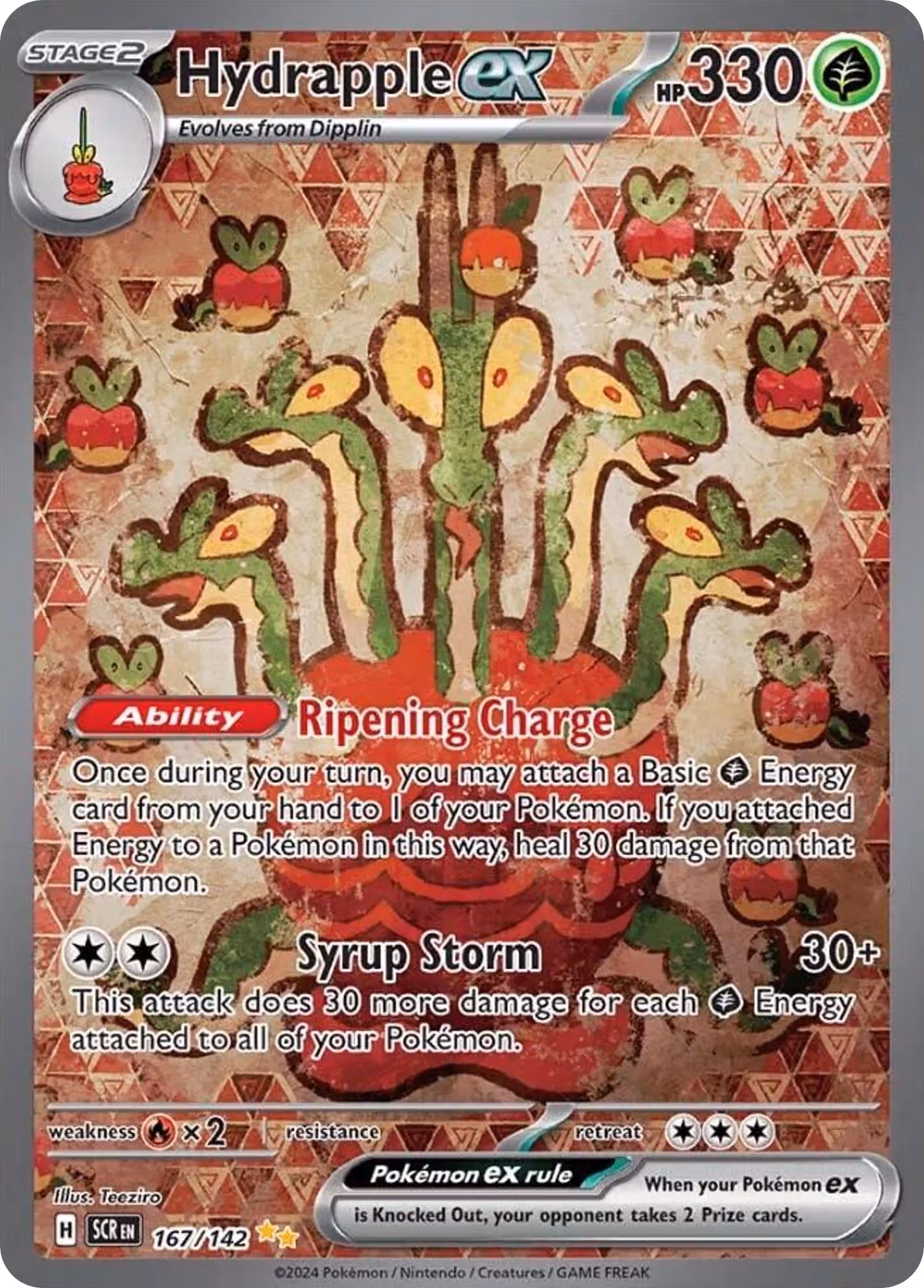 Hydrapple ex 167/142 Pokemon card